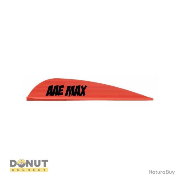 Plume de fl�che Plastique AAE MAX PM-23 (par 100) - Orange Fire
