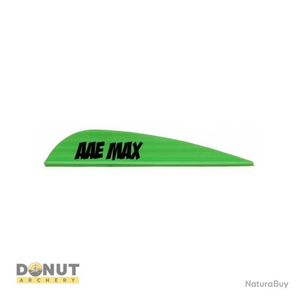 Plume de fl�che Plastique AAE MAX Stealth (par 50) - Vert Fluo