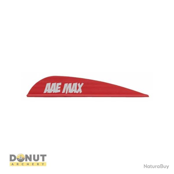 Plume de fl�che Plastique AAE MAX Stealth (par 50) - Rouge