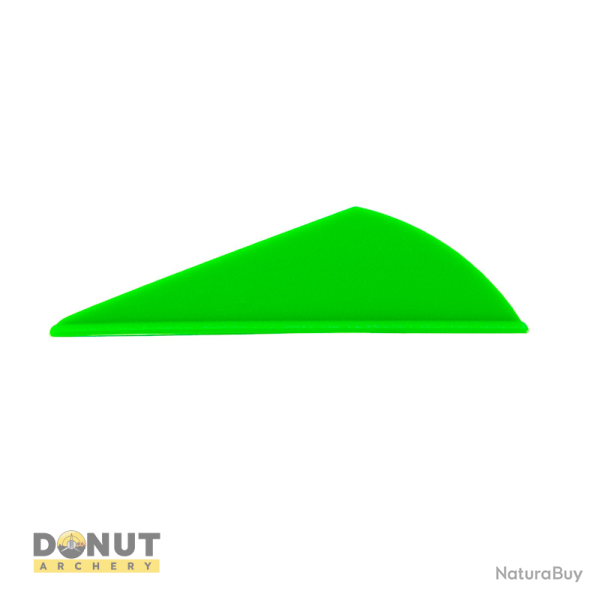 Plume de flche Plastique BOHNING Blazer X2 (par 50) - 1.85 Pouces / Vert Fluo