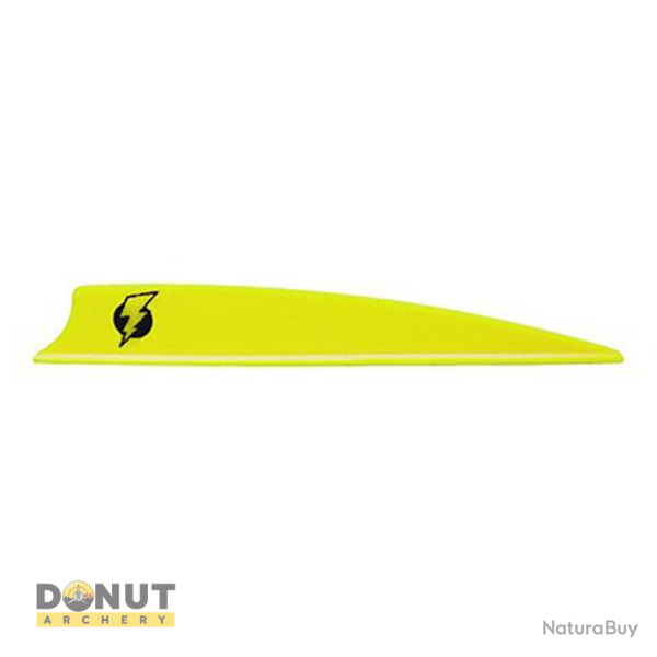 Plume de fl�che Plastique BOHNING Bolt (Par 100) - Jaune Fluo