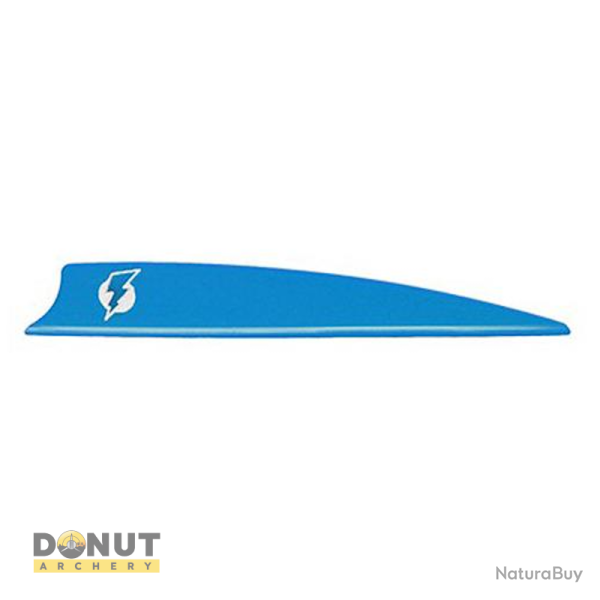 Plume de flche Plastique BOHNING Bolt (Par 100) - Bleu Satin