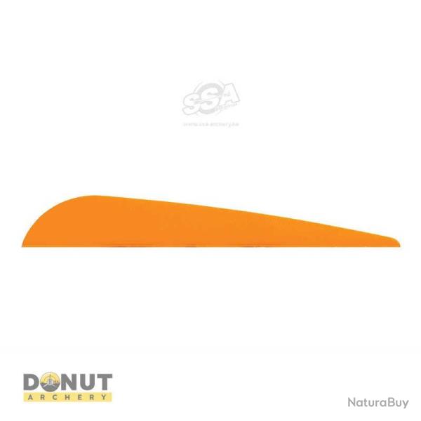 Plume de fl�che Plastique BOHNING Bronco ( par 100 ) - 3 Pouces / Neon Orange