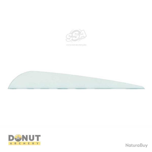 Plume de flche Plastique BOHNING Bronco ( par 100 ) - 3 Pouces / Blanc