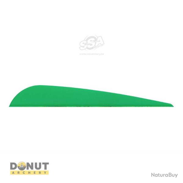 Plume de flche Plastique BOHNING Bronco ( par 100 ) - 4 Pouces / Vert Fluo
