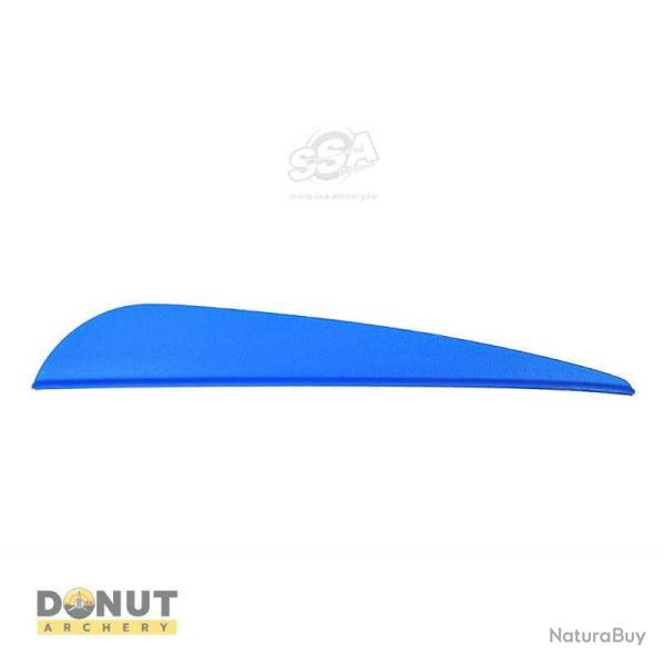Plume de fl�che Plastique BOHNING Bronco ( par 100 ) - 4 Pouces / Bleu Satin