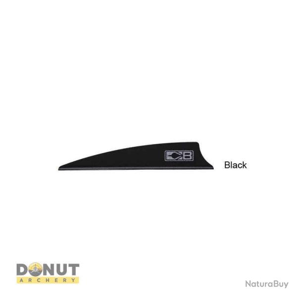 Plume Plastique Bohning X Vane Parabolique 3" - 3 Pouces / Rose Fluo