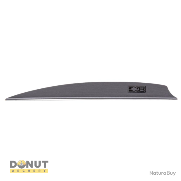 Plume Plastique BOHNING Zen - 4 Pouces / Argent