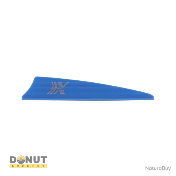 Plume de fl�che Plastique CROSS-X Shield Nerve (par 100) - 2.5 Pouces / Bleu