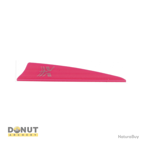 Plume de fl�che Plastique CROSS-X Shield Nerve (par 100) - 2.5 Pouces / Rose