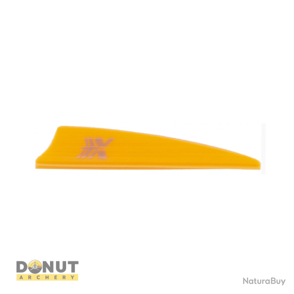 Plume de fl�che Plastique CROSS-X Shield Nerve (par 100) - 2.5 Pouces / Orange