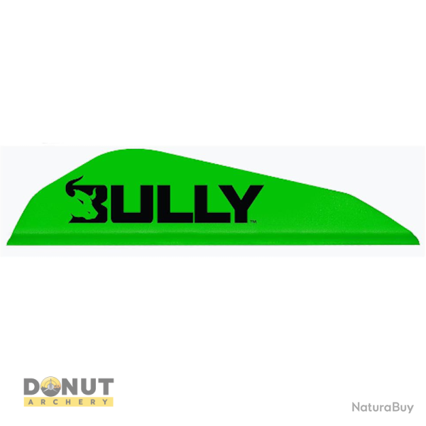 Plume de fl�che Plastique EASTON Bully Boattail (par 100) - 2 Pouces / Vert