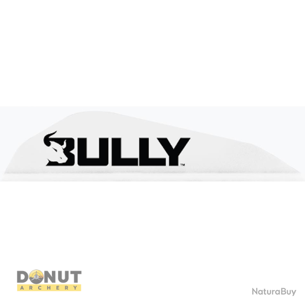 Plume de fl�che Plastique EASTON Bully Boattail (par 100) - 2 Pouces / Blanc