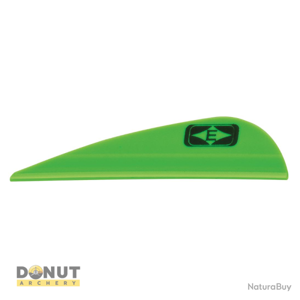 Plume de fl�che Plastique EASTON Tite Flite - 1.75 Pouces / Vert Fluo