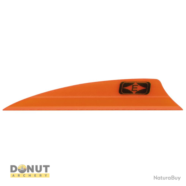 Plume de flche Plastique EASTON Tite Flite - 2 Pouces / Orange Fire