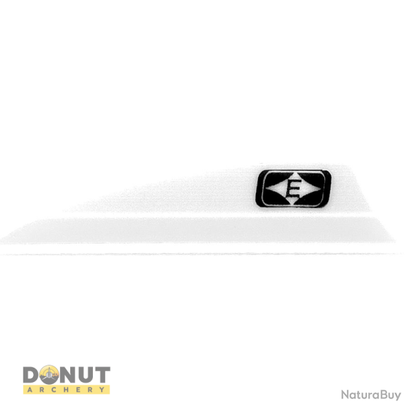 Plume de fl�che Plastique EASTON Tite Flite - 2 Pouces / Blanc