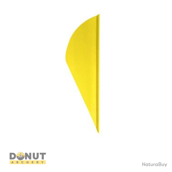 Plume de fl�che Plastique EASTON XPV (par 100) - 2 Pouces / Jaune Fluo