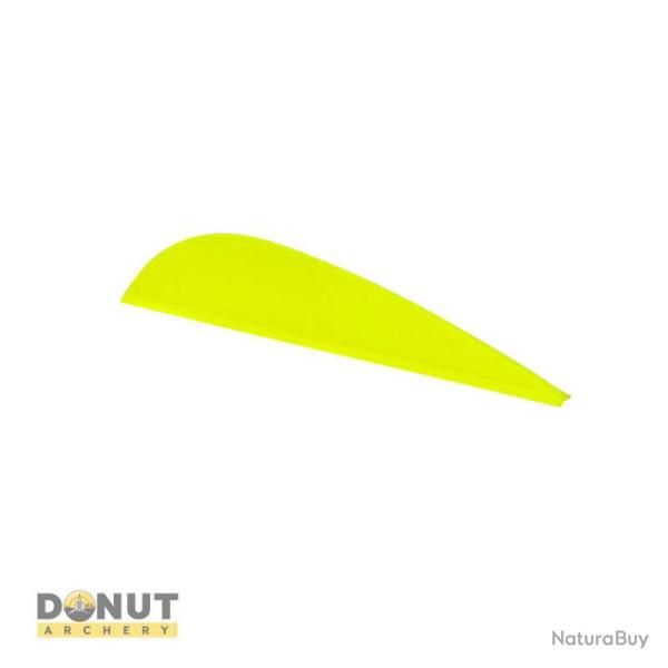 Plume de fl�che Plastique Flex-Fletch FFP175 (par 100) - Jaune Fluo
