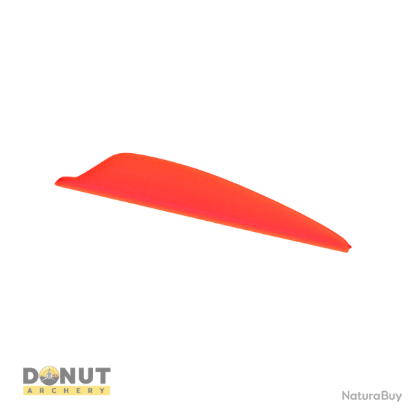 Plume de fl�che Plastique Flex-Fletch FFP187 - Orange Fluo