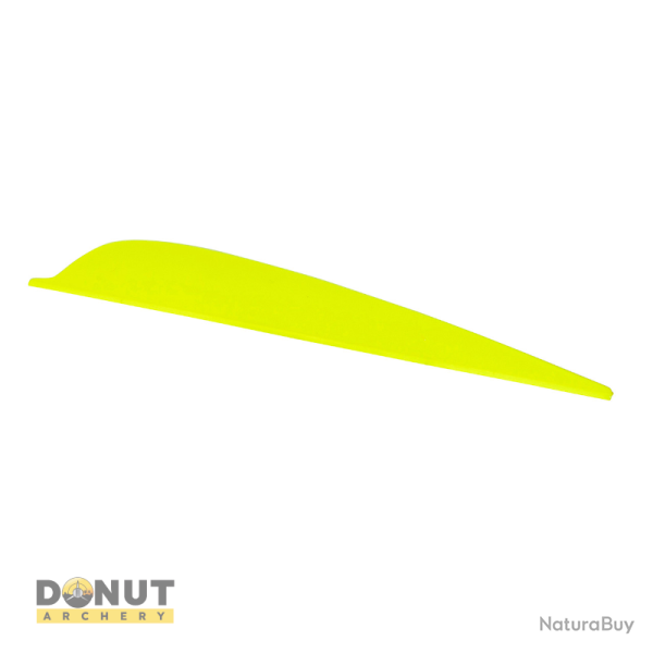 Plume de fl�che Plastique Flex-Fletch FFP360 - Jaune Fluo