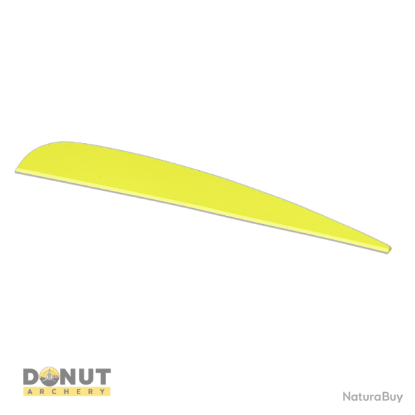 Plume de fl�che Plastique Flex-Fletch FFP418 (par 100) - Jaune Fluo
