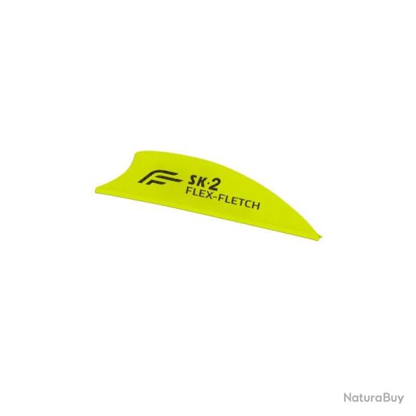 Plume de fl�che Plastique Flex-Fletch SK2 - Jaune