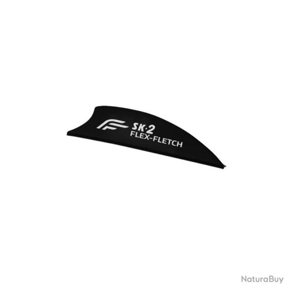 Plume de fl�che Plastique Flex-Fletch SK2 - Noir