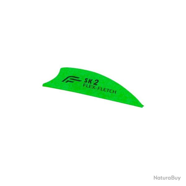 Plume de fl�che Plastique Flex-Fletch SK2 - Vert Perle