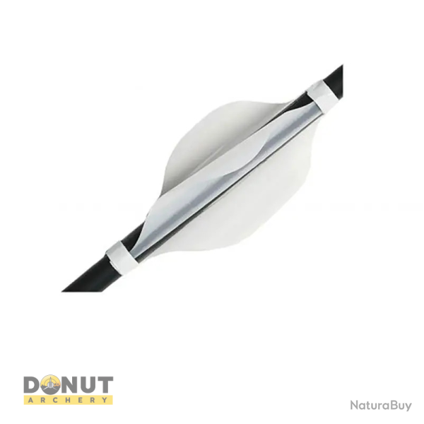 Plumes de fl�che Spider Vane Modele 702 - Blanc Ultra Soft / Gaucher
