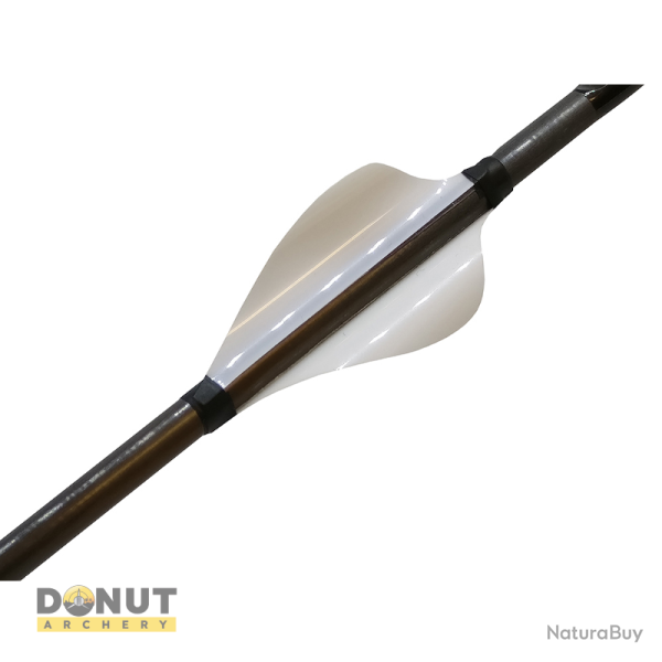 Plumes de fl�che Xs Wings 50mm High - Blanc / Gaucher