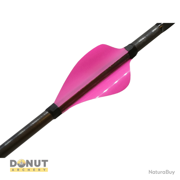 Plumes de fl�che Xs Wings 50mm High - Rose Fluo / Gaucher