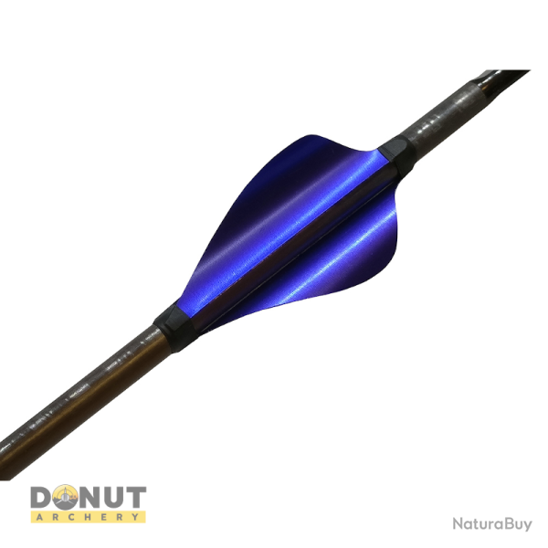 Plumes de fl�che Xs Wings 50mm High - Bleu Metallique / Gaucher