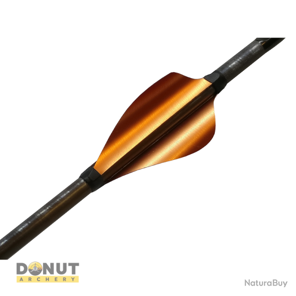 Plumes de fl�che Xs Wings 50mm High - Bronze Metallique / Droitier