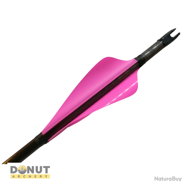 Plumes de fl�che Xs Wings 60mm High - Rose Fluo / Droitier