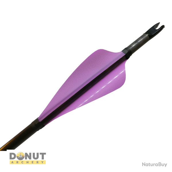 Plumes de fl�che Xs Wings 60mm High - Violet Fluo / Droitier