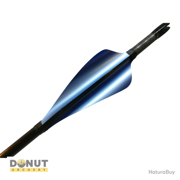 Plumes de fl�che Xs Wings 60mm High - Bleu Ciel Metallique / Gaucher