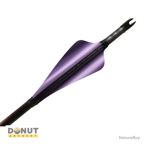 Plumes de fl�che Xs Wings 60mm High - Violet Metallique / Droitier