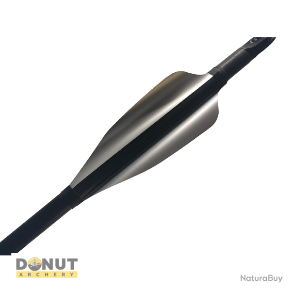 Plumes Xs Wings 70mm - Argent Metallique / Gaucher