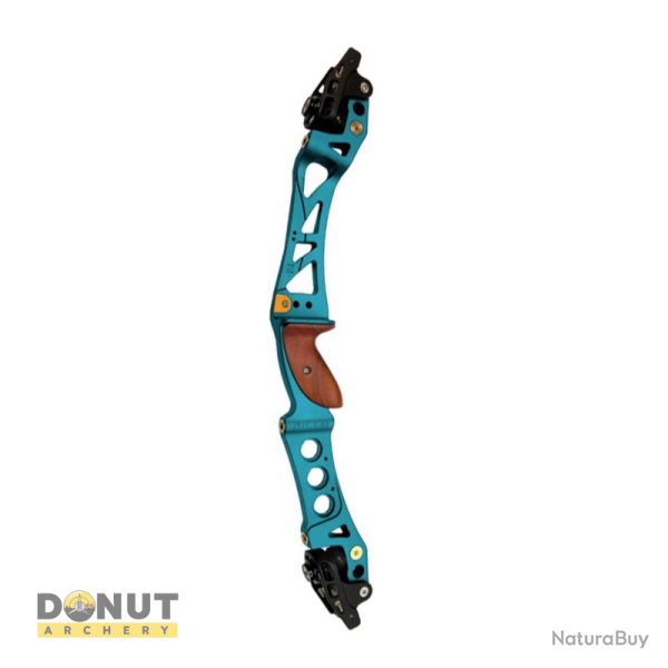 Poignee Arc Classique Gillo GT - 25 pouces / noir/turquoise / Droitier