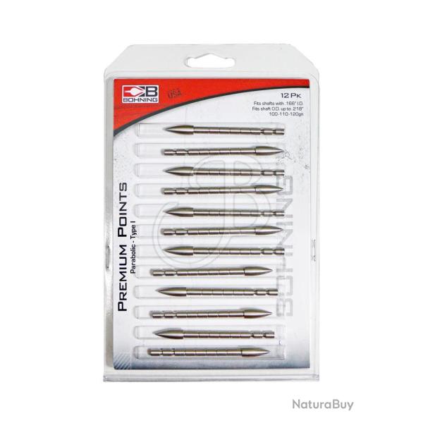 Pointe de fl�che Bohning .166 (par 12) - Type 3 / 100-120 grains