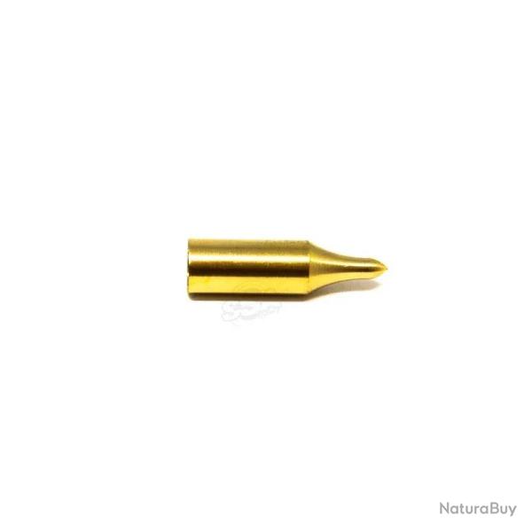 Pointes de fl�che Futs Bois Metal Tipping Field (par 12) - Laiton / 11/32 / 70 grains