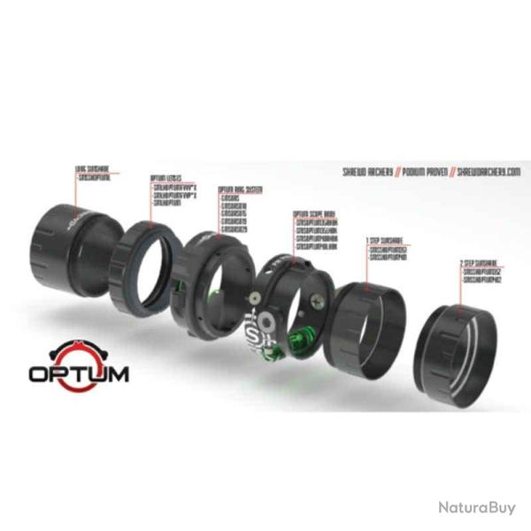 Scope Arc Complet Shrewd Optum 35/40mm - Gaucher 40mm / Sans fibre / x6