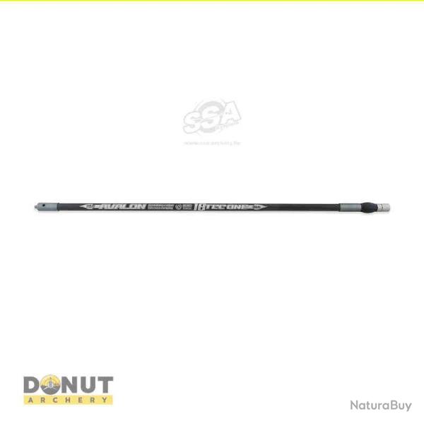 Stabilisateur Central Arc Avalon Tec One 18mm Xtra-Stiff' Hi-Modulus - 30 Pouces / Argent