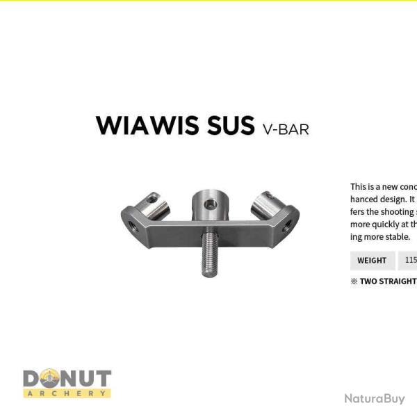 V-Bar Wiawis SUS - 45 degres / Argent