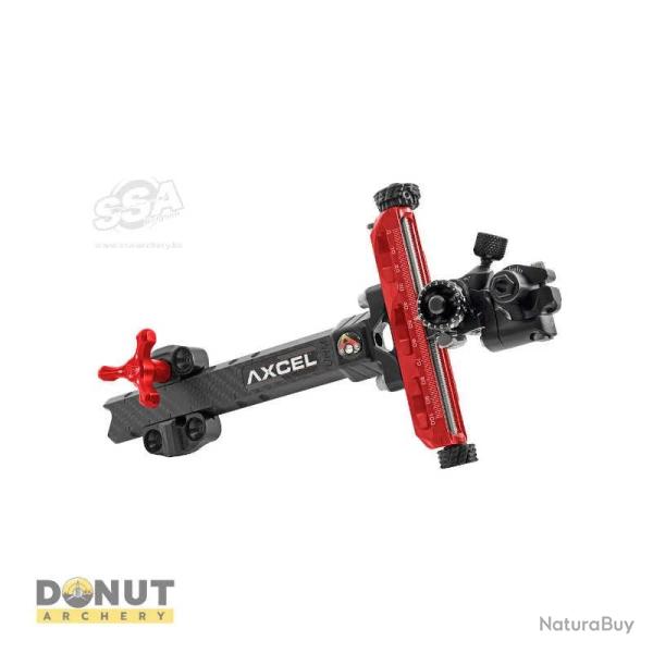 Viseur � poulie Axcel Achieve XP - Gaucher / Rouge / 6 pouces