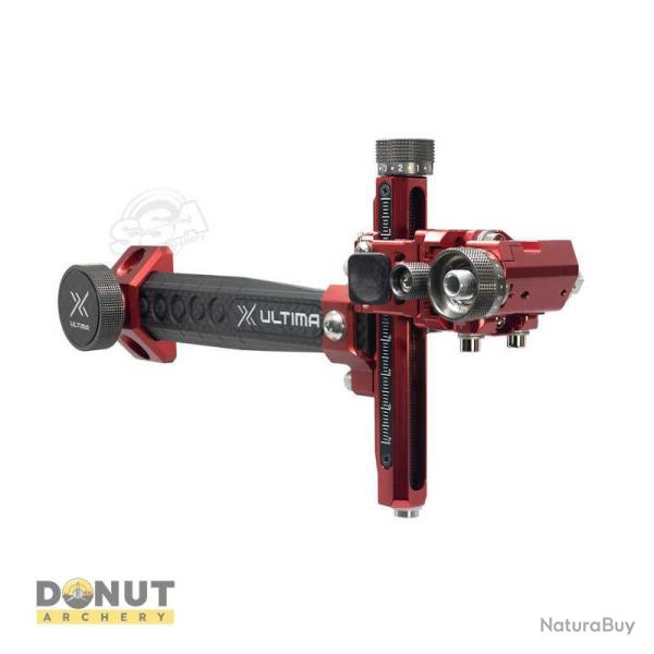Viseur arc � poulie Shibuya Ultima CP Pro - Gaucher / Rouge / 9 pouces