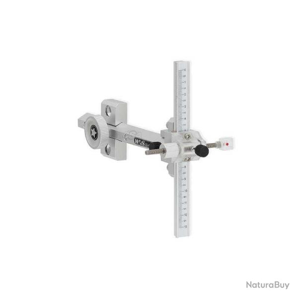 Viseur arc classique WNS SJA-40 - Gaucher / Argent