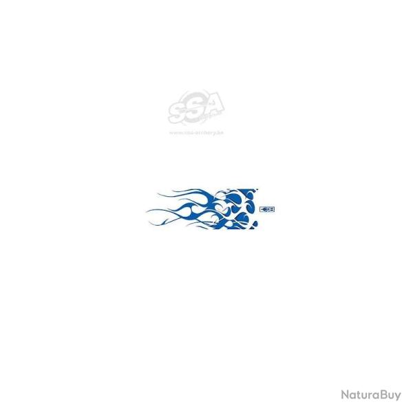 Wraps fl�che Bohning small 6.8mm (par 13) - Flammes Bleu et Blanc