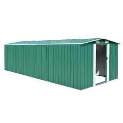 Abri de jardin cabane cabanon maison de stockage remise ext&eacute;rieur hangar outils robuste 257 x 580 x