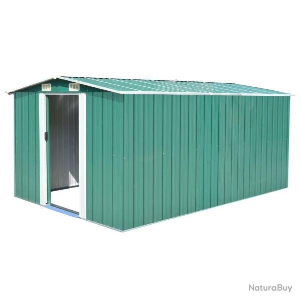 Abri de jardin cabane cabanon maison de stockage remise ext�rieur hangar outils robuste 257 x 392 x